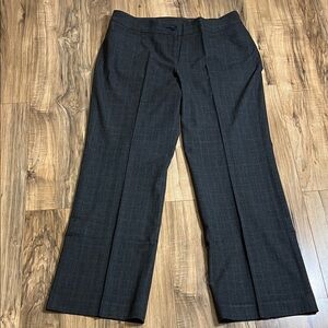 Vintage Lane Bryant Glen Plaid Pattern Gray Women's Dress Pants Sz 14
